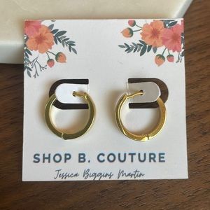 Shop B. Couture Hinged Small Hoop Earrings